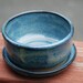 1blue berry bowl with drip plate...7bl