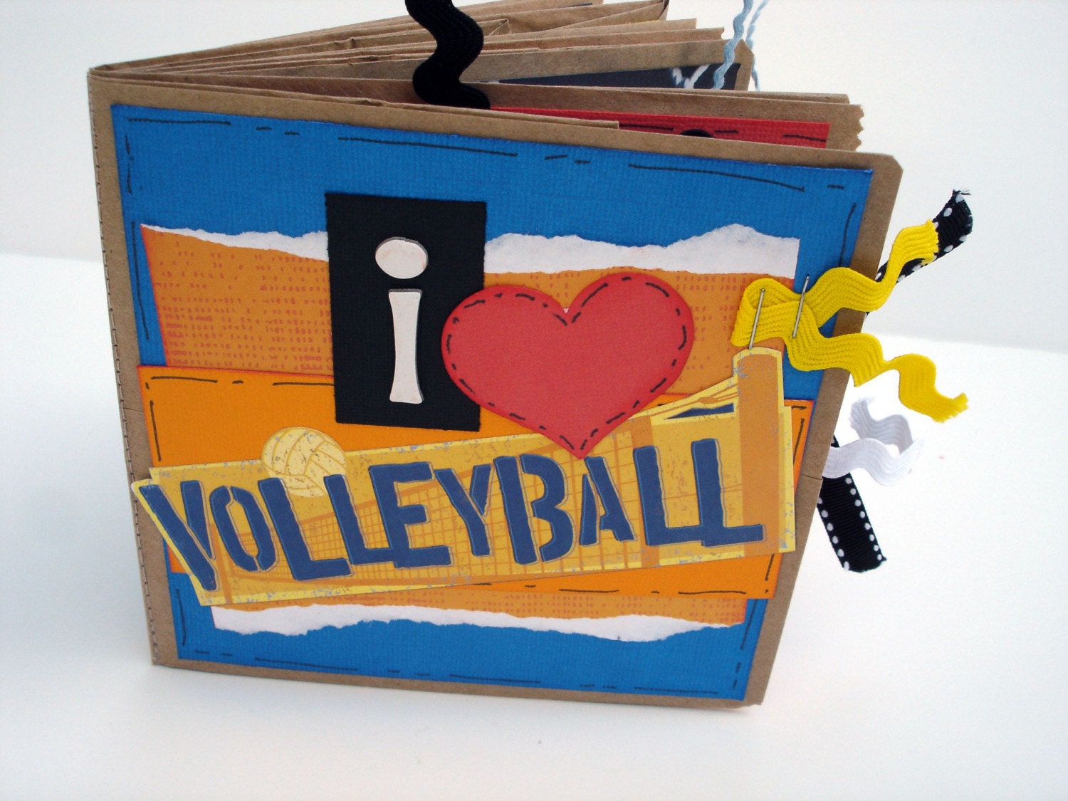 I Love Volleyball Paper Bag Scrapbook
I Love Volleyball Cover Photos
