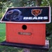 Holiday Special Save 20% Chicago Bears Football Birdhouse Orange Birdhouse