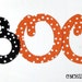 BOO Iron On Letter Appliques