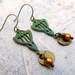 Patina Art Deco earrings Spring Fashion