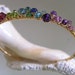 The Gorgeous Side of Things...Rainbow Gemstone Bejeweled Signature Original Gold Filled Cuff Bracelet