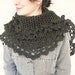 Winter SALE %40 Green Shawl With Lace