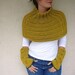 Citrine Capelet / Gloves Set by Afra