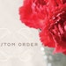 custom order for Jeanann