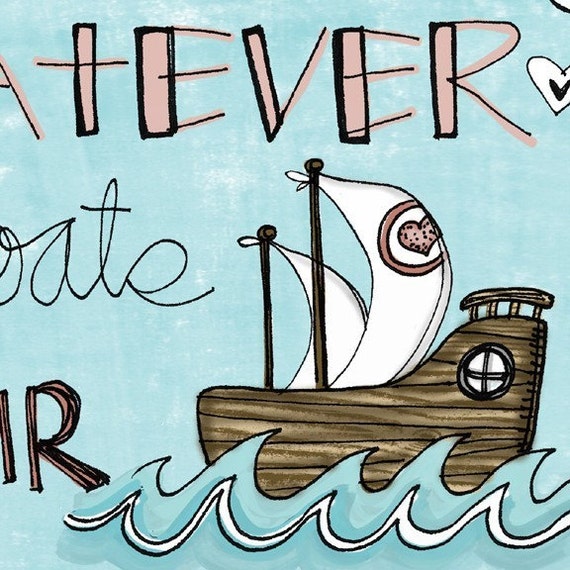 whatever floats your boat new