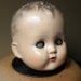 Vintage Ideal Creepy Eye Baby Doll Head