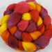 Merino Hand Painted Wool Roving - Sunset
