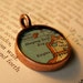 Sleeping Bear Dunes Map Pendant in Coppper