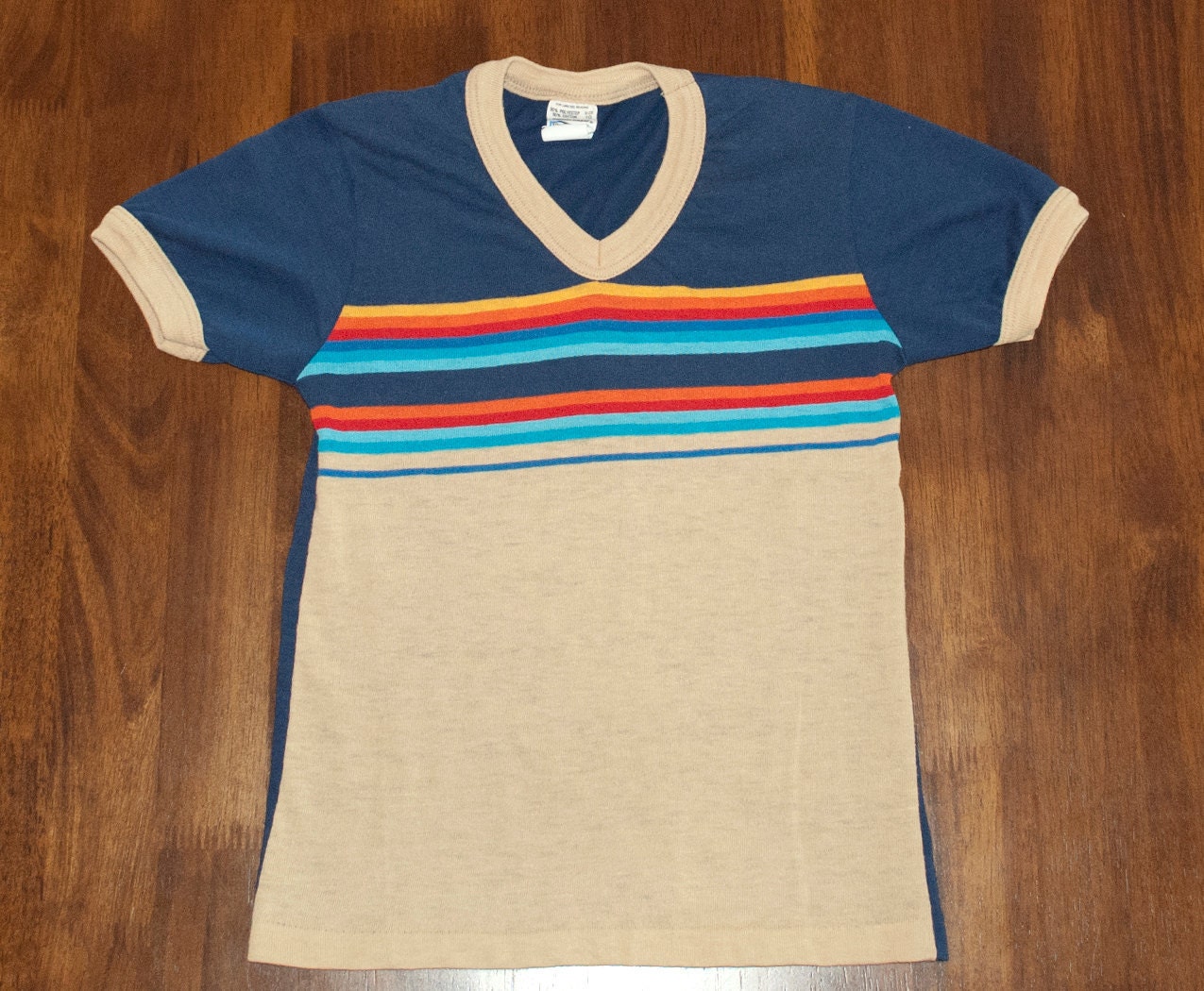 rainbow stripe t shirt