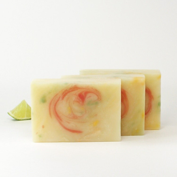Margarita Soap Lime Citrus Artisan Soap by AmeliaBathandBody