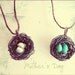 Custom Mother's Day Bird's Nest Necklace