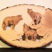 Three Wolves Plaque