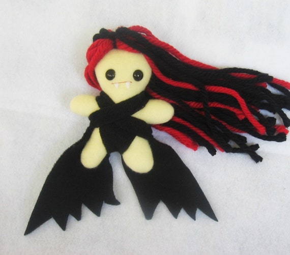 Items similar to Vampire Doll Stuffed Toy Plush on Etsy