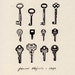 Found Objects - Keys (LAST PRINT)