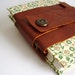 Leather Watercolour Travel Sketchbook - Florentine Paper and Leather Pen/Brush Holder