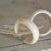 Marbled Cream Hoops - lucite hoop earrings