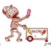 Paletero Calavera Gocco Serigraph Artist Proof