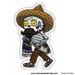Borracho Calavera Die Cut Vinyl Sticker