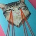 kitten lasers greeting card