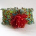 Seed Bead Cuff Bracelet, Colorful Bohemian Jewelry