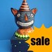 Sale Black Halloween Cat Trinket Box