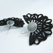 Black Lace Earrings