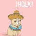 5 x 7 archival print - Hola Chihuahua