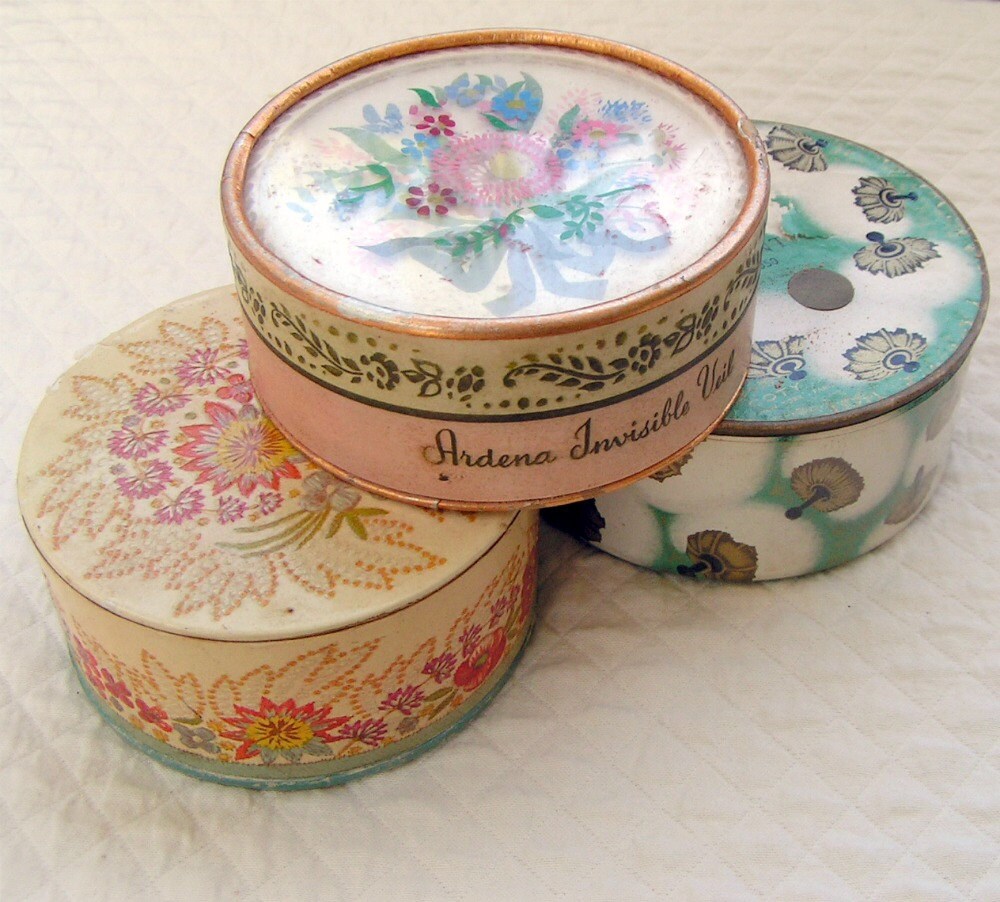 Vintage Cosmetic Containers