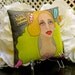 Reserved For VintageKeepers Only GREAT DAMES PILLOW (I only like two kinds of men ... domestic and imported.) Hand Painted