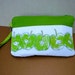 Little Green Apples Clutch Hand Painted