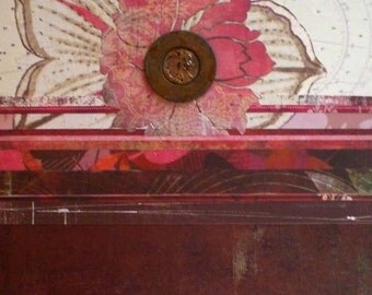 Overblown - Original Mixed Media Collage Art
