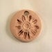 Small Bisque Unglazed Clay Pottery Pendant Charm or Ornament - Essential Oil Diffuser Air Freshener or Paint Yourself - Round