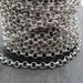 SPOOL - Quality Nickel Silver Plated Rollo (Belcher) Chain - 4.5mm Links