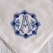 vintage A embroidered hankie