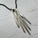 Sterling Silver Wayfarer Necklace oxidized chain