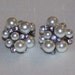 RESERVED LISTING Wedding Bridal Pearl a Rhinestone Earrings
