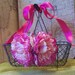 Rustic Wire Flower Girl's Basket