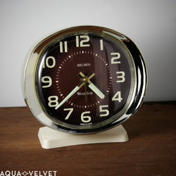 Vintage Big Ben Wind Up Alarm Clock by Westclox