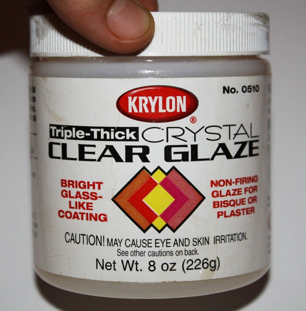 Triple Thick Crystal CLEAR GLOSS GLAZE Polymer Clay by dlizious