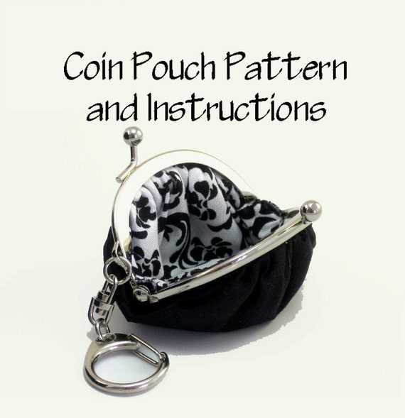 Items similar to Purse Pattern PDF / Pattern and Instructions / Frame Coin Purse Pattern / Key ...