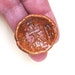 Miniature Pottery Dish Cinnamon Brown Stoneware Ring Dish Warm Brown