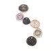 RESERVED for LeeLee Rustic Ceramic Pendants 6 Large Ancient Look Mix Stoneware Pendants Large Hole