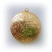 Brass Round TAPESTRY Locket Pendant