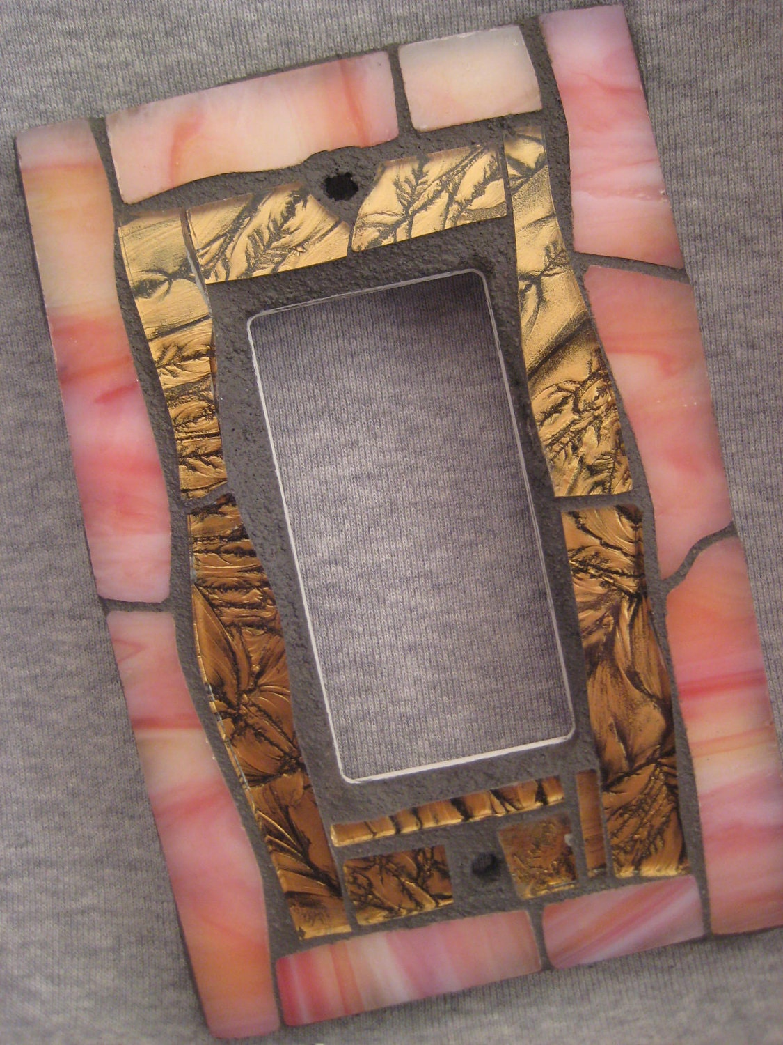 Light Switch PlatesMosaic Stained GlassRose Yellow Orange