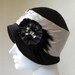 Cotton Club 1920s Flapper Silk Cloche