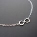Endless Love - Infinty Layer Necklace - SOLID Sterling Silver