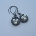 Sweet Little Nests- in oxidized sterling silver