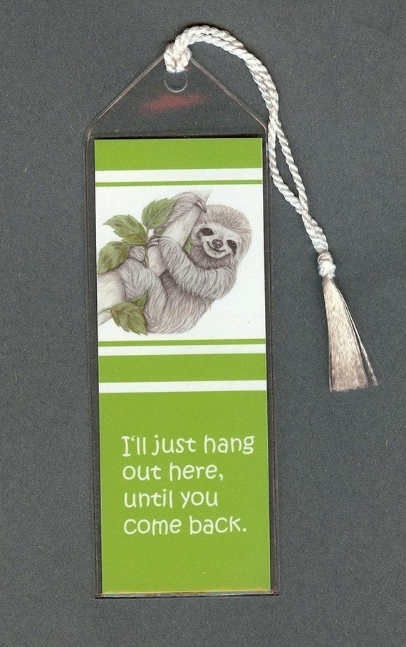 Sloth Bookmark