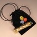 Marble Kaleidocope and Pouch, Necklace Kaleidoscope, Brass Scope Necklace